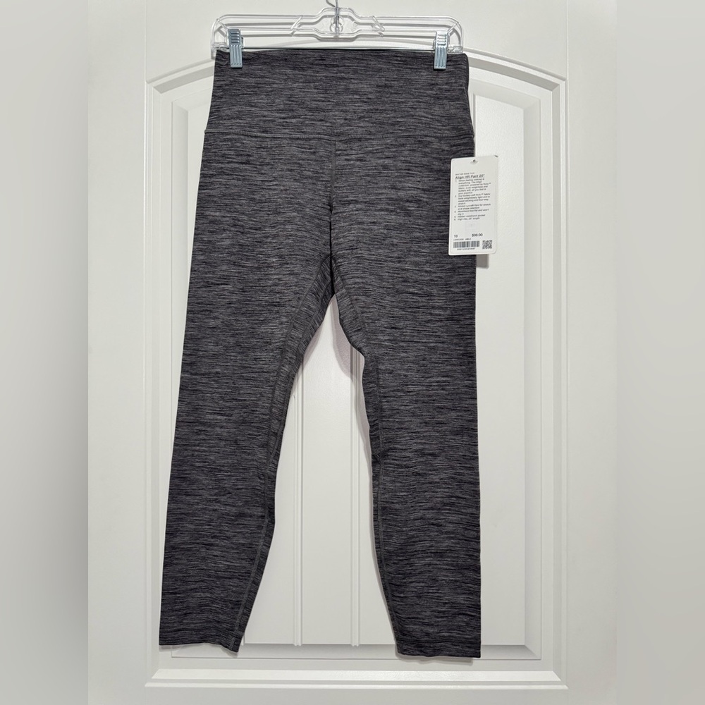 NWT Lululemon Align Pant 25" in
Heathered Black